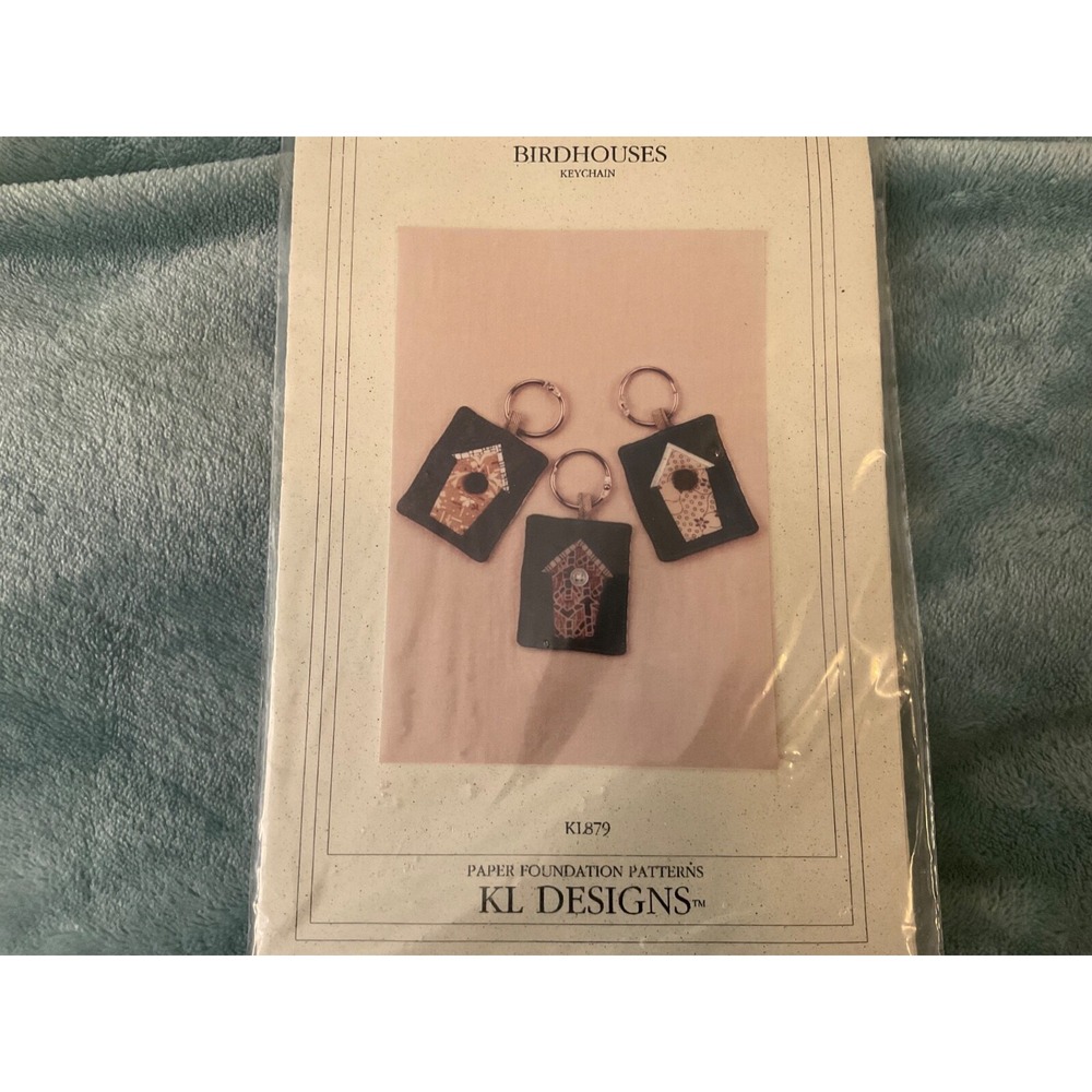 Quilt pattern birdhouse paper piecing key chain designs patterns foundation